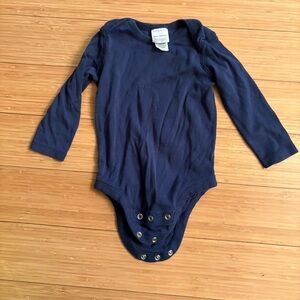 Hanna Andersson Deep Blue Kids Bodysuit